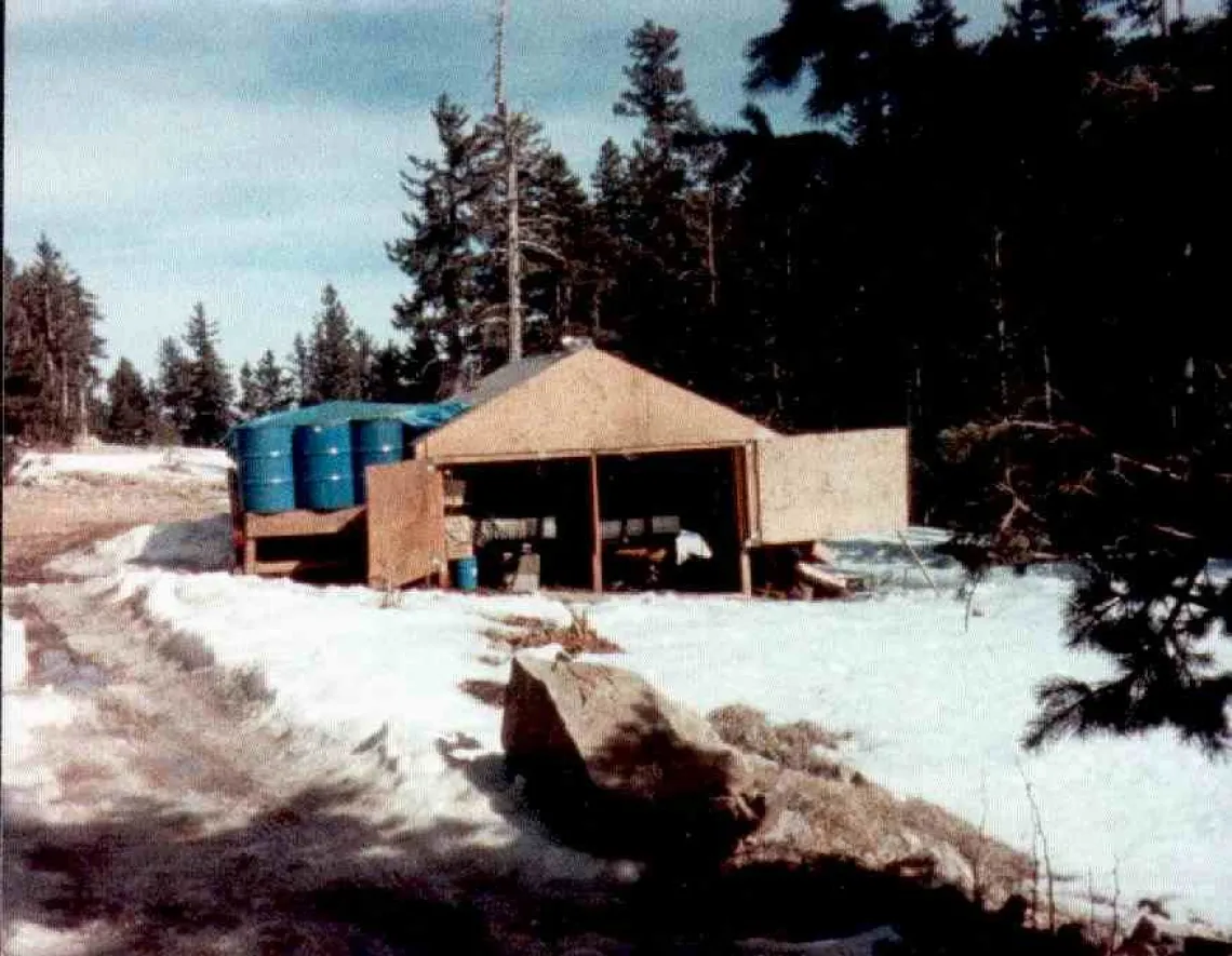 Shed at mount Graham