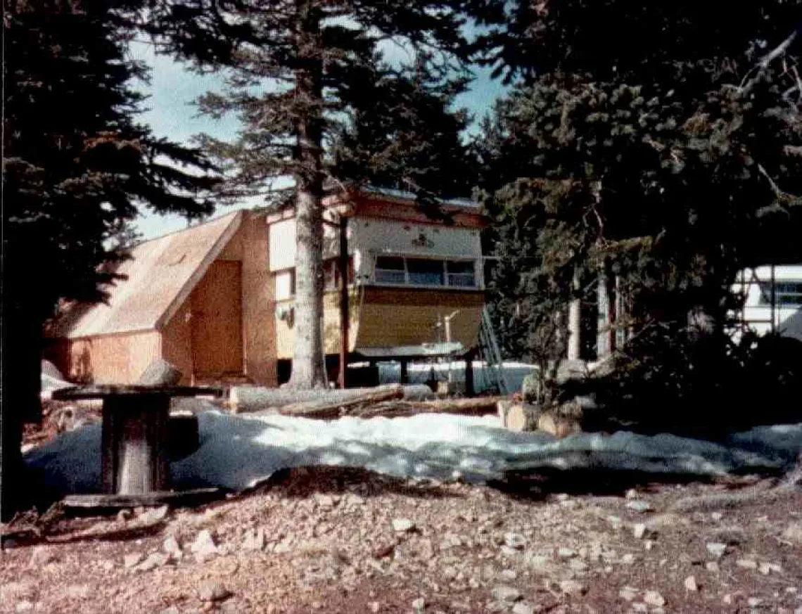 Trailer at mount Graham